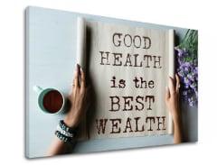 Motivacijska slika na platnu Good health