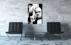 Ročno poslikana slika POP ART GODFATHER 70x100 cm