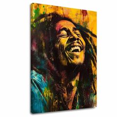 Slika BOB MARLEY - Jamajška zvezda | 100 % izvirni akril poslikan