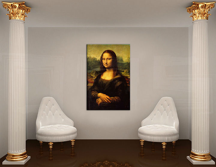 Slika na platnu MONA LISA - Leonardo Da Vinci 80x50 cm