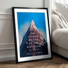 Stenski plakat z EXTRA učinkom - Peak Motivation